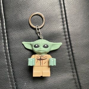 LEGO Baby Yoda Grogu Flashlight Key Chain